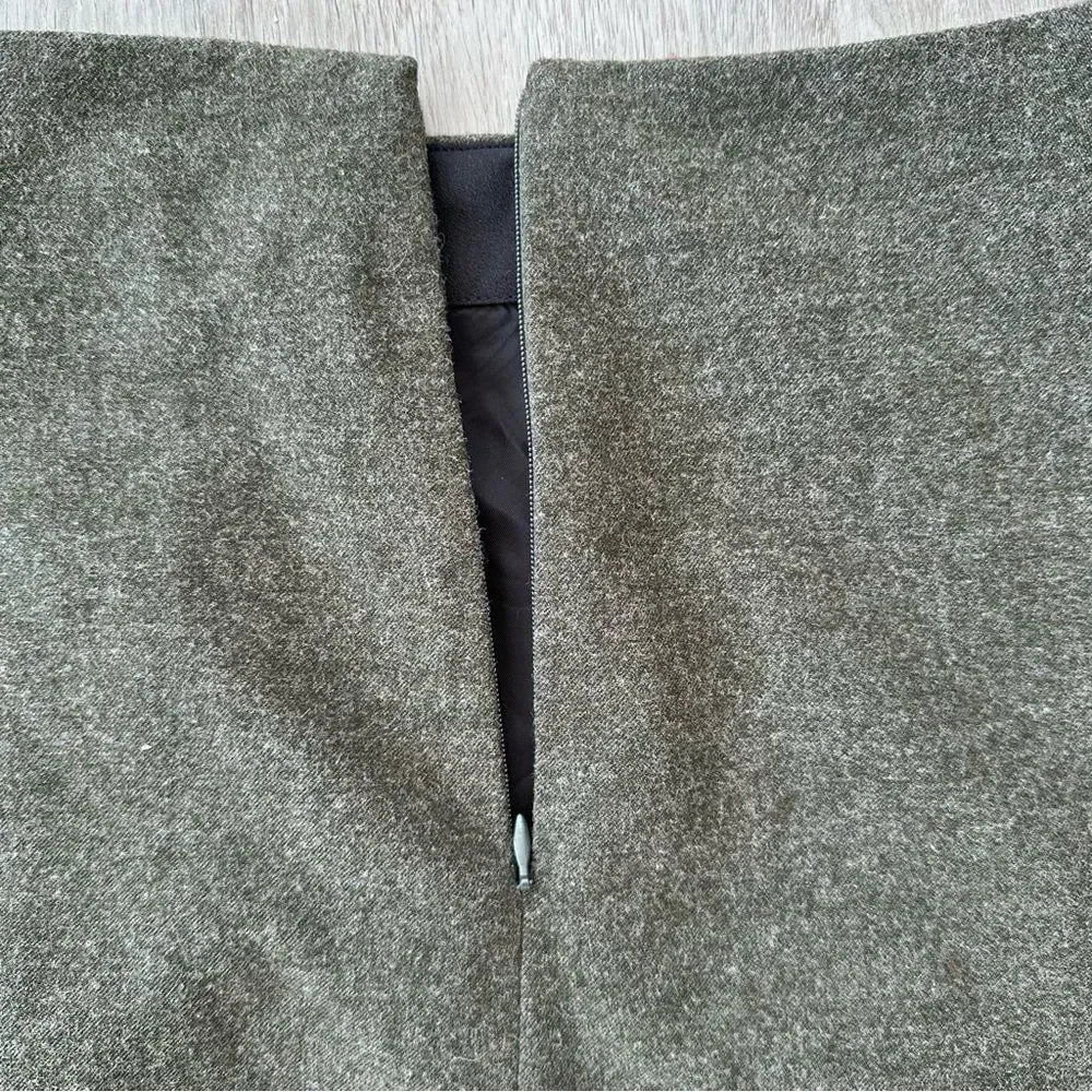 Wilfred Aritzia Renee Mini Skirt Gray Women’s 8 Pockets Lined Academia Classic